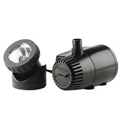 Pond Boss 140 GPH Fountain Pump with Auto Shut Off and LED Light