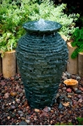 Aquascape Small Stacked Urn Fountain Kit 32" w/ DecoBasin & Pump