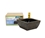 Aquascape Aquatic Patio Pond Kit- Textured Gray Slate w/ Pump & Decor