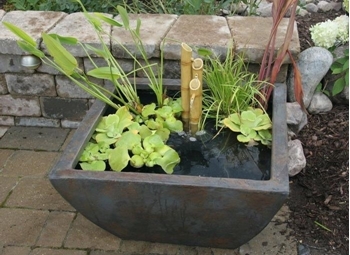 Aquascape Aquatic Patio Pond- Textured Gray Slate 22" x 22" x 12"