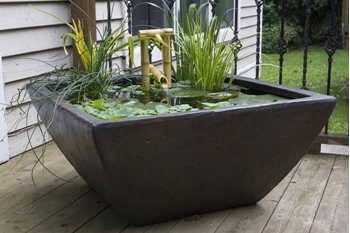 Aquascape Aquatic Patio Pond- Textured Gray Slate 27" x 27" x 14.5"