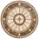Alfresco Compass 30" Round Marble Mosaic Bistro Set
