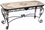 Alfresco Basilica Marble Mosaic 64" Outdoor Sideboard Console Table