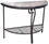 Alfresco Loretto Mosaic Outdoor Half Moon Console Table 
