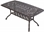 Alfresco Kaleidoscope 42" Rectangular Cast Aluminum Coffee Table