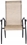 Alfresco Charter Sling Dining Set With 42" Square Cast Aluminum Table Chairs