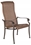  Alfresco Naples Wicker Dining Height Set With 60" Round Cast Aluminum Table And Chairs