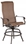 Alfresco Naples Gathering Height Set With 42" X 57" Cast Aluminum Table And 6 Swivel Arm Chairs
