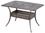 Alfresco Naples Gathering Height Set With 42" X 57" Cast Aluminum Table And 6 Swivel Arm Chairs
