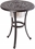 Alfresco Kaleidoscope 21" Round Cast Aluminum Beverage Side Table - Antique Wine Finish