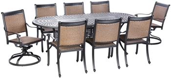 Alfresco Pilot All Weather Wicker Dining Set
