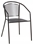 Alfresco Martini Café Dining Set With Table And 4 Chairs-Black Patent Finish