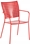 Alfresco Martini 3 Piece Bistro Set In Cherry Pie Finish With 27.5" Round Bistro Table And 2 Stackable Bistro Chairs