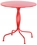 Alfresco Martini 3 Piece Bistro Set In Cherry Pie Finish With 27.5" Round Bistro Table And 2 Stackable Bistro Chairs