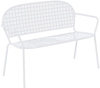 Alfresco Martini Garden Bench Bianca Finish