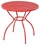 Alfresco Martini 3 Piece Bistro Set in Cherry Pie Finish with 31.5" Round Bistro Table and 2 Stackable Bistro Chairs