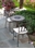 Alfresco Vulcano Mosaic 3 Piece Bistro Set With 24" Round Bistro Table And 2 Bistro Chairs