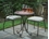 Alfresco Stellarton 3 Piece Bistro Set With 24" Round Ceramic Top Bistro Table and 2 Bistro Chairs