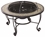 Alfresco Shannon 33.5" Round Wood Burning Fire Pit With Decorative Surround