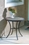 Alfresco Sagrada 20" Round Ceramic Mosaic Outdoor Side Table with Tile Top and Base