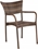 Alfresco Tutto All Weather Wicker Set With 48" Round Dining Table and 4 Dining Arm Chairs