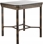Alfresco Tutto All Weather Wicker Bar Height Set With 36" Square Bar Height Dining Table and 4 Swivel Bar Arm Chairs