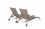 Alfresco Set Of 2 All Aluminum Tutto Wicker Adjustable Chaises
