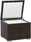 Alfresco Universal All Weather Wicker Cooler Aluminum Frame Artisan Roast Finish