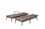 Alfresco Set Of 2 Everwoven All Aluminum Frame Wicker Adjustable Back Chaise Lounges