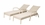 Alfresco Set Of 2 Everwoven All Aluminum Frame Wicker Adjustable Back Chaise Lounges Whip Finish
