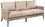 Alfresco Cornwall Woven Wood Deep Seating Sofa With Sunbrella Cast Shale Cushion