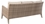 Alfresco Cornwall Woven Wood Deep Seating Sofa With Sunbrella Cast Shale Cushion