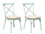Alfresco Maison All Aluminum French Dining Set With 72" Rectangular French Dining Table With Umbrella Hole And 6 Dining Chairs With Cushions