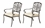 Alfresco Barcelona Cast Aluminum Dining Set With 87" Rectangular Dining Table With Umbrella Hole And 6 Stackable Dining Arm Chairs With Cushions And 2 Dining Swivel Rockers With Cushions