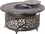 Alfresco Bellagio 48" Round Cast Aluminum Gas Fire Pit/Chat Table With Burner Kit