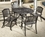 Alfresco Westbury Cast Aluminum Dining Set With 48" Round Dining Table