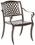 Alfresco Westbury Cast Aluminum Stacking Dining Arm Chairs - Set Of 4