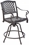 Alfresco Westbury Cast Aluminum Gathering Set With 71" Octagonal Gathering Height Table