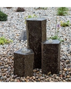 AquaBella Triple Hollow Basalt Fountain Kit