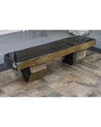 AquaBella Polished Basalt Bench