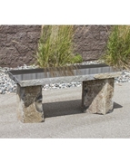 AquaBella Polished Basalt Bench