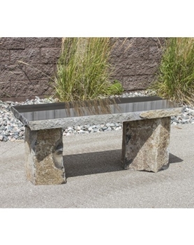 AquaBella Polished Basalt Bench