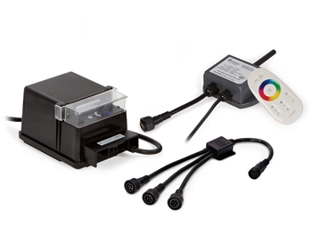 Atlantic Water Gardens Color Changing 7 Light Wiring Kit and Transformer