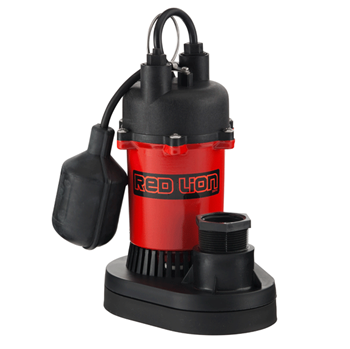 Red Lion Thermoplastic Sump Pump 1/3 HP Tethered Switch 