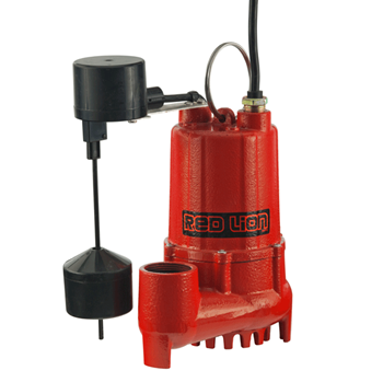 Red Lion Cast Iron Sump 1/2 HP Vertical Switch