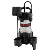 Red Lion Submersible Stainless Steel Sump Pump 1/2 HP Vertical Switch