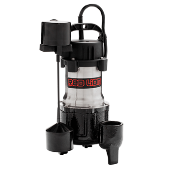 Red Lion Submersible Stainless Steel Sump Pump 1/2 HP Vertical Switch